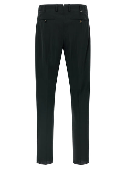 Black Virgin Wool Pants