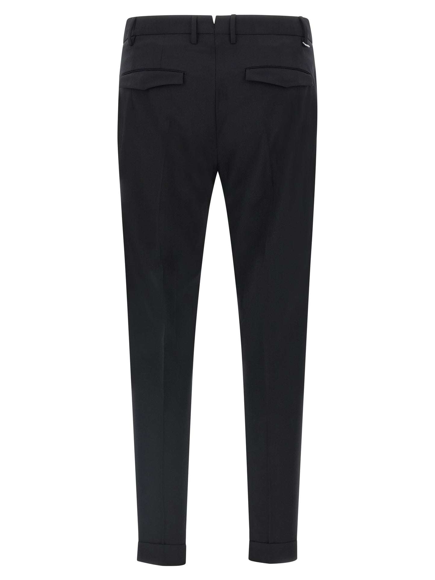 Black Virgin Wool Dress Pants