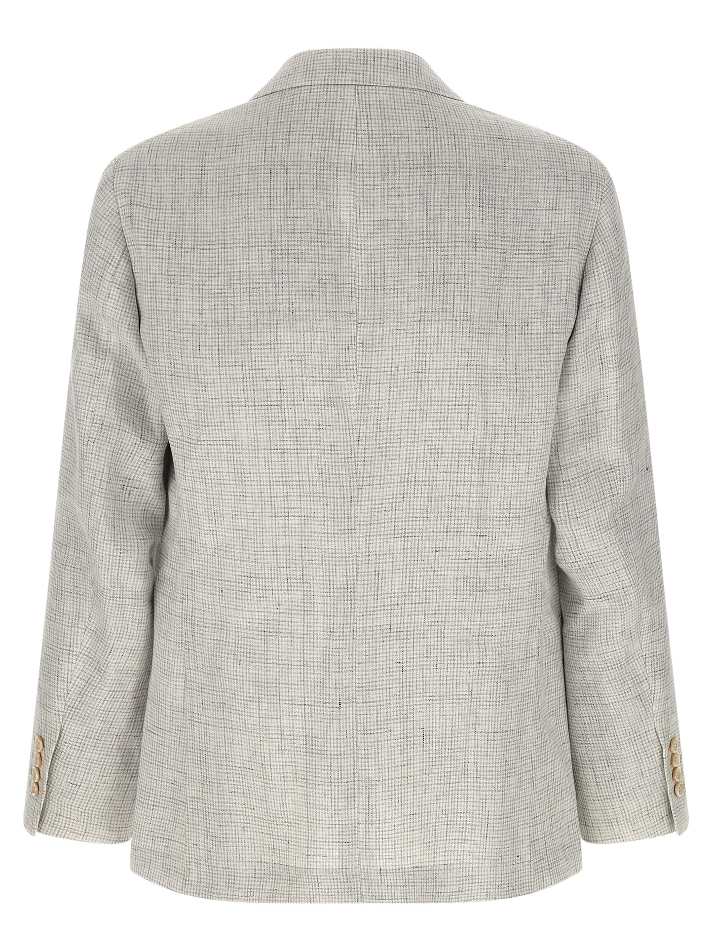 Beige Linen Blazer