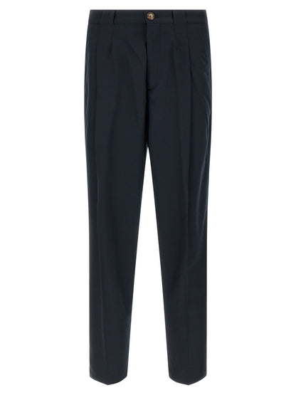 Blue Cotton Chino Pants
