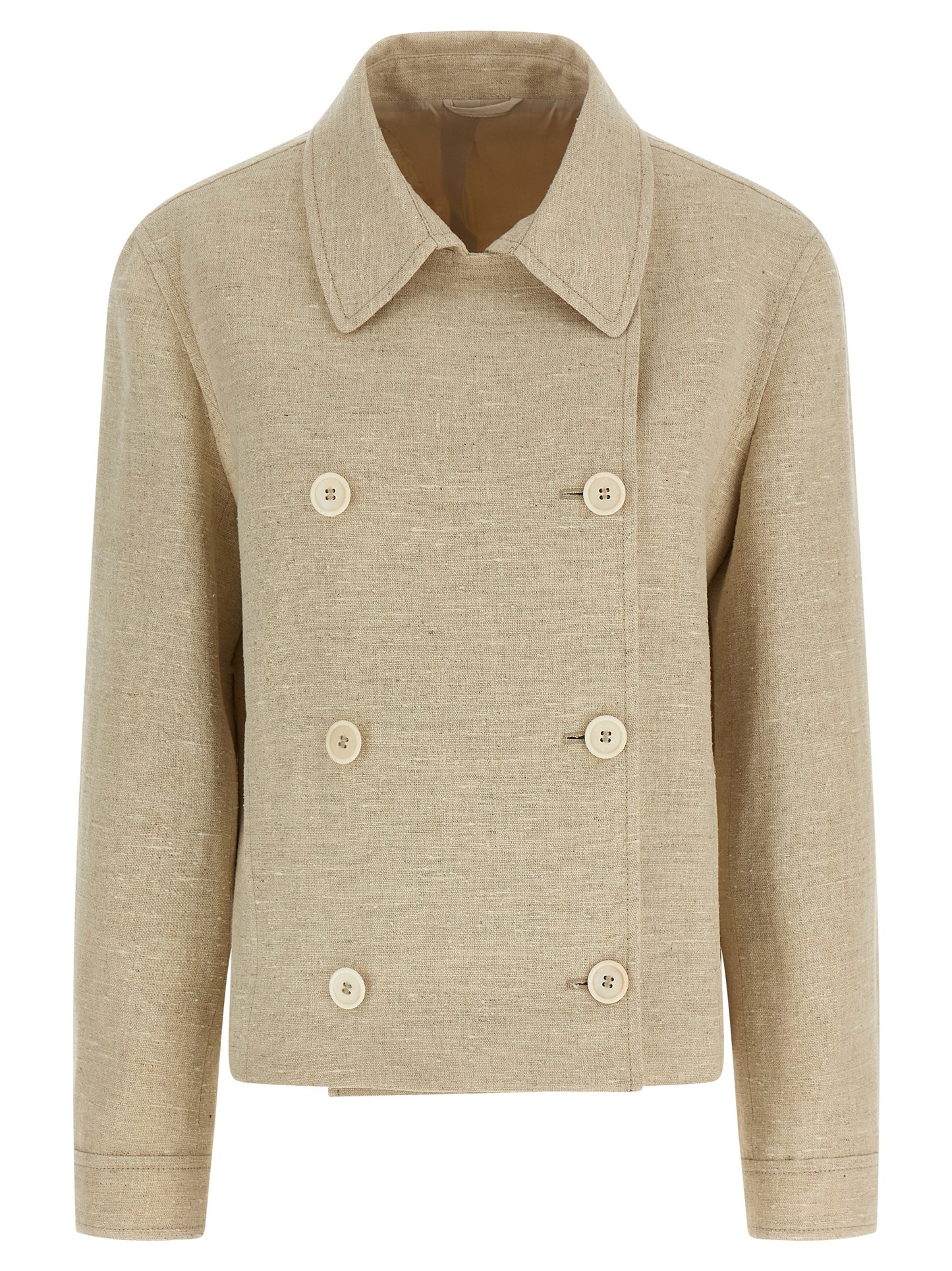 Beige Linen Jacket