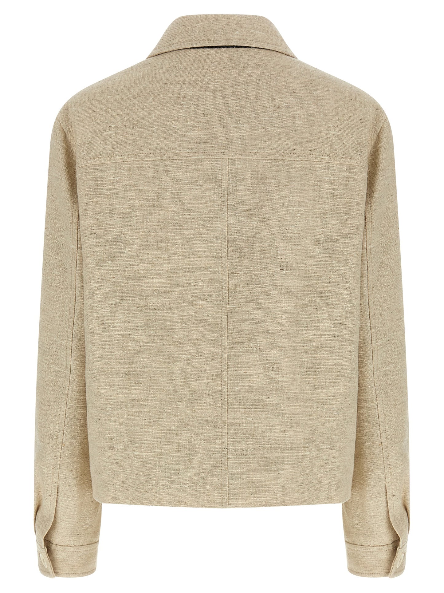 Beige Linen Jacket