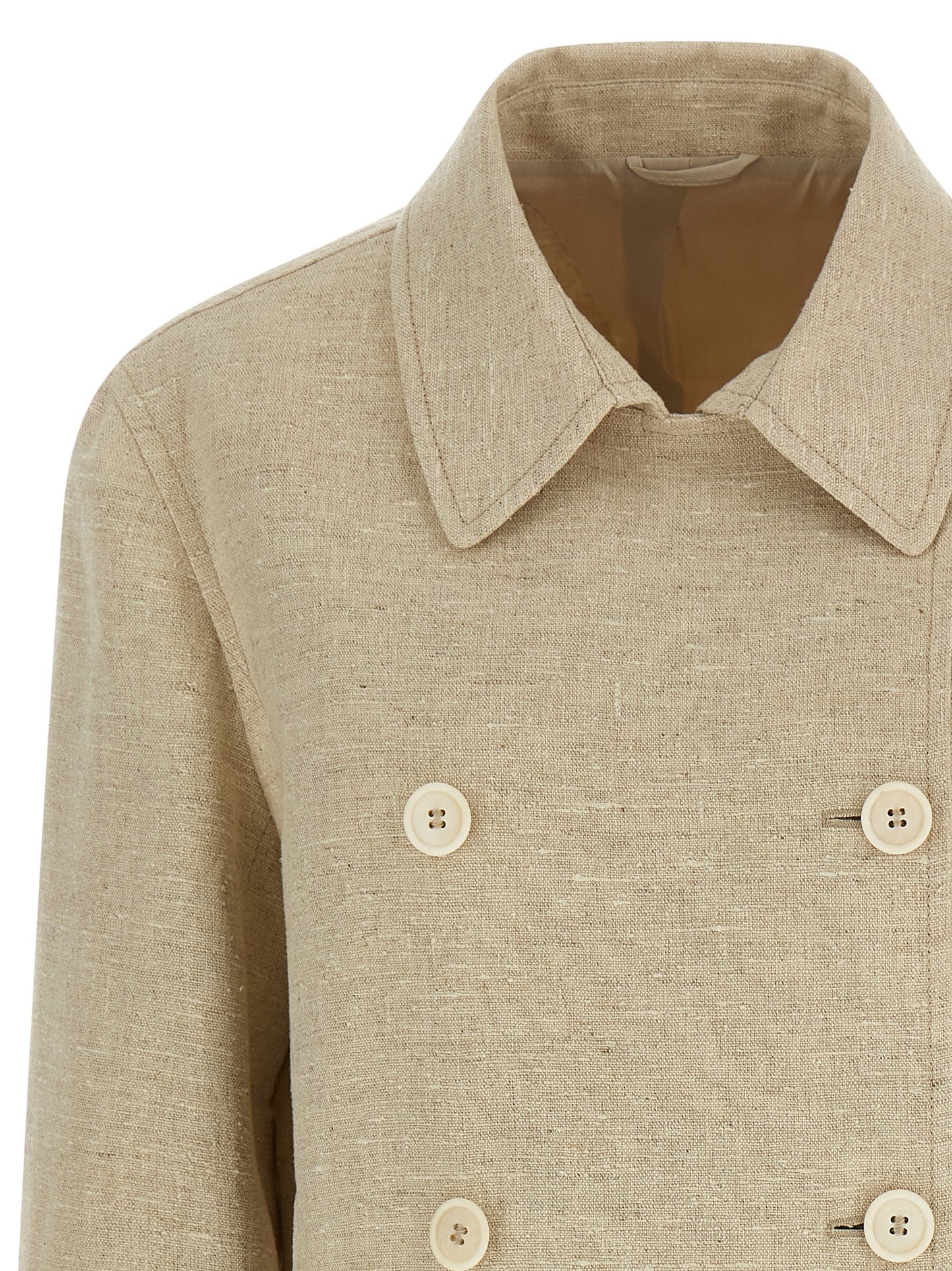 Beige Linen Jacket