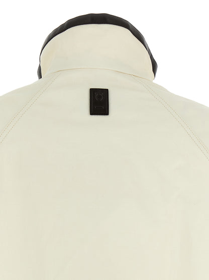 White Linen Full-Length Jacket