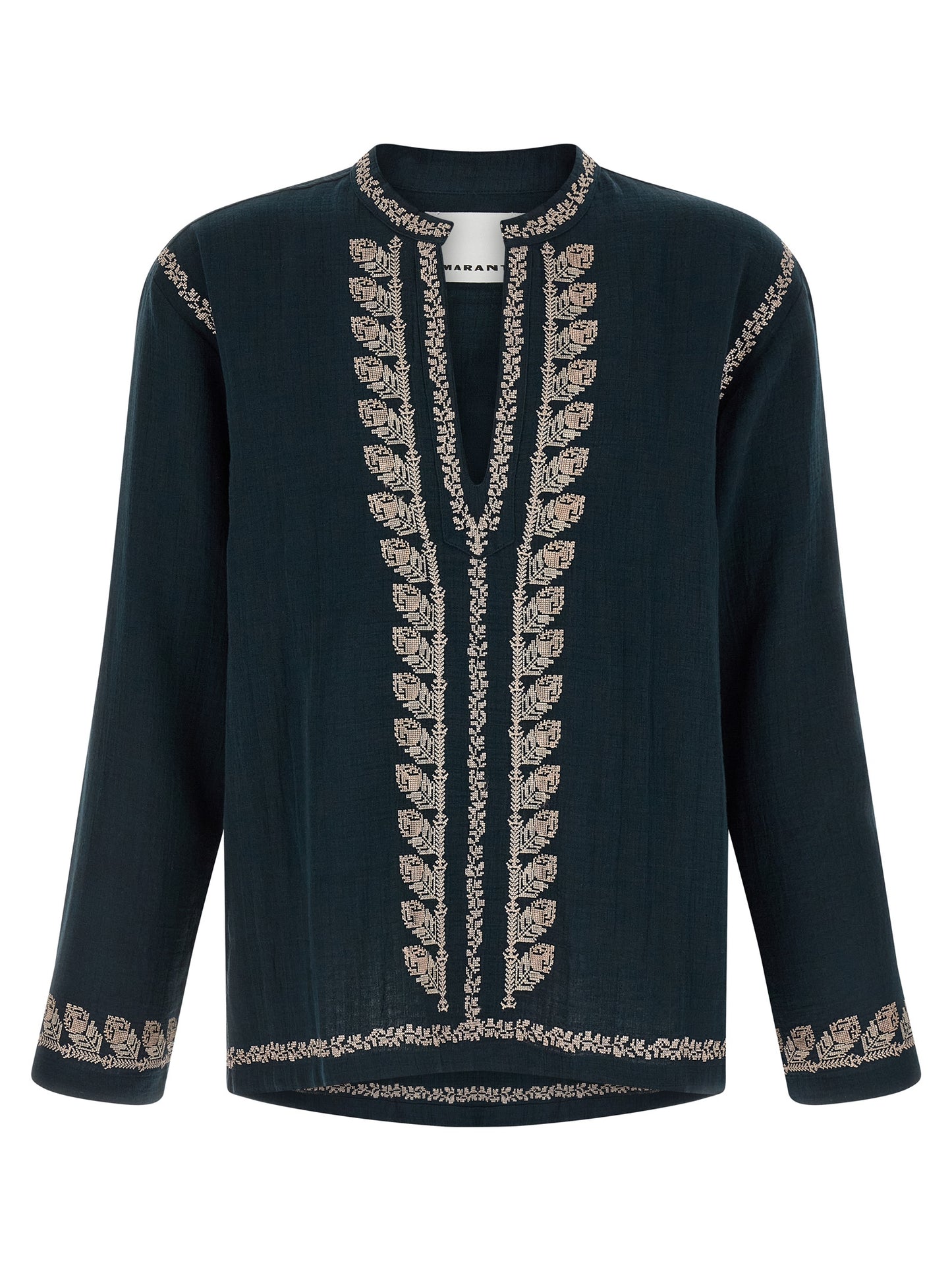Blue Cotton Blouse