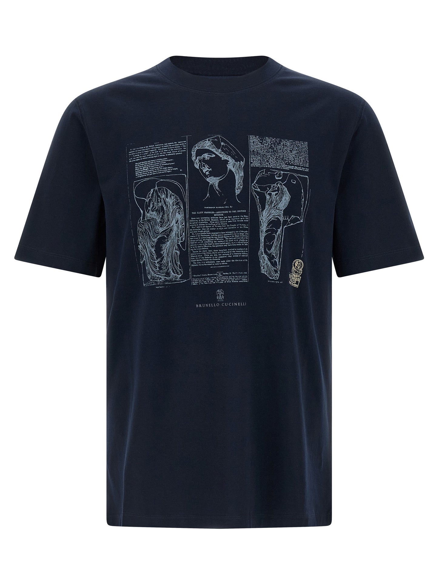 Blue Cotton T-Shirt