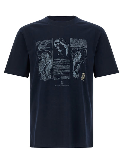 Blue Cotton T-Shirt
