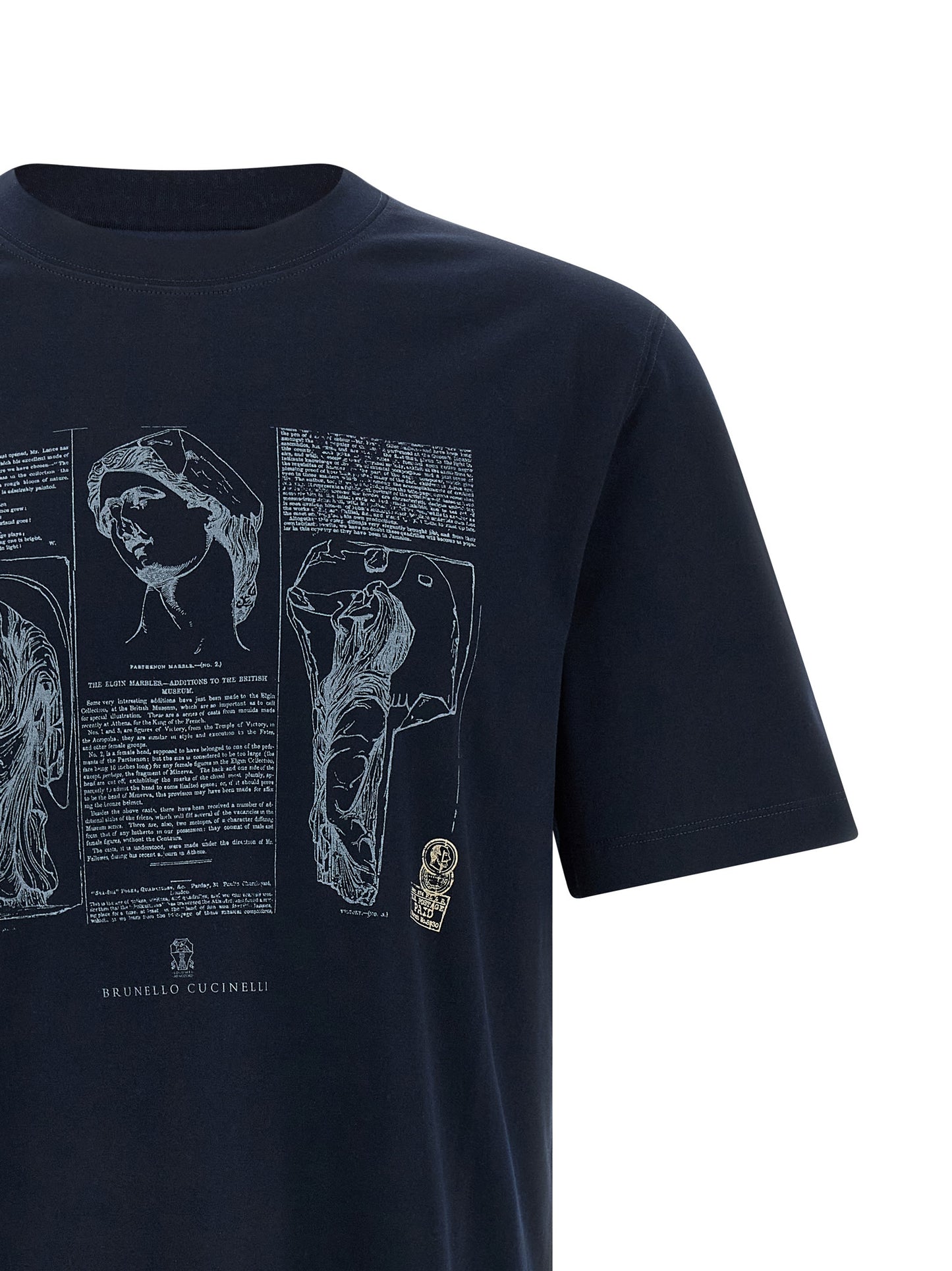 Blue Cotton T-Shirt