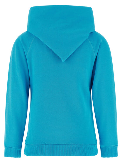 Blue Cotton Hoodie