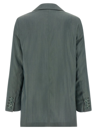 Bicolor Virgin Wool Blazer