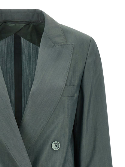 Bicolor Virgin Wool Blazer