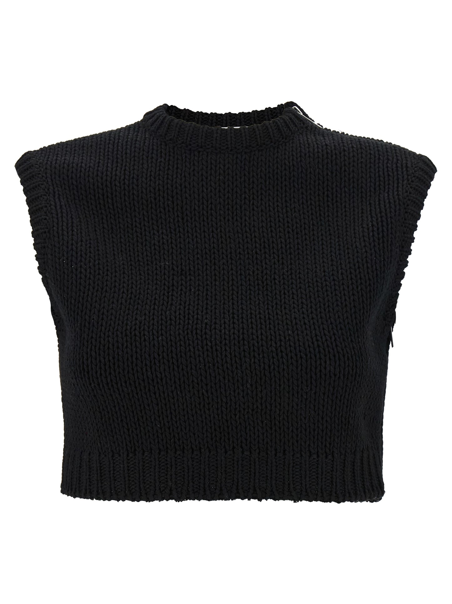 Black Cotton Cardigan
