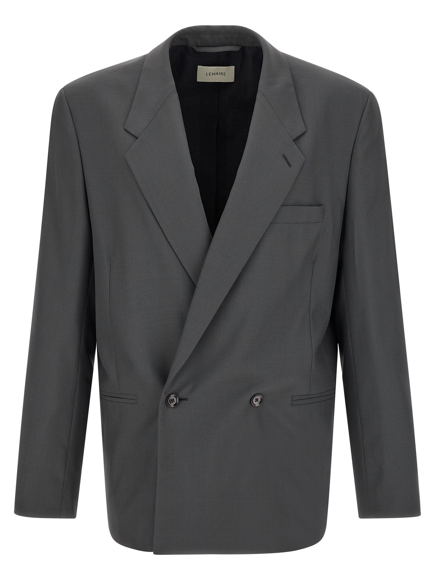 Gray Polyester Blazer
