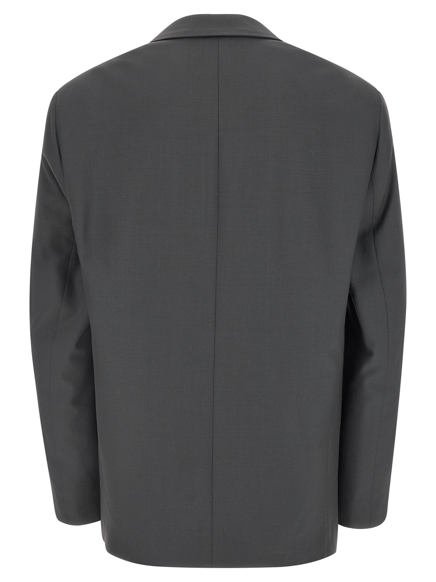 Gray Polyester Blazer