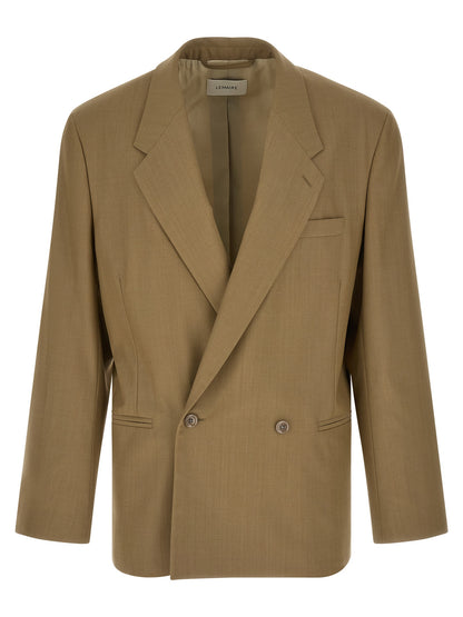Bicolor Polyester Blazer