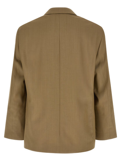 Bicolor Polyester Blazer