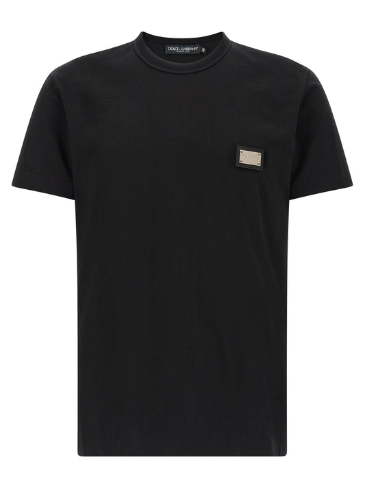 Black Cotton T-Shirt
