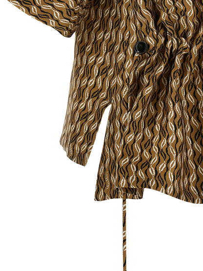 Brown Silk Blouse