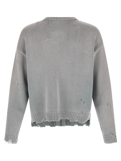 Gray Cotton Cardigan