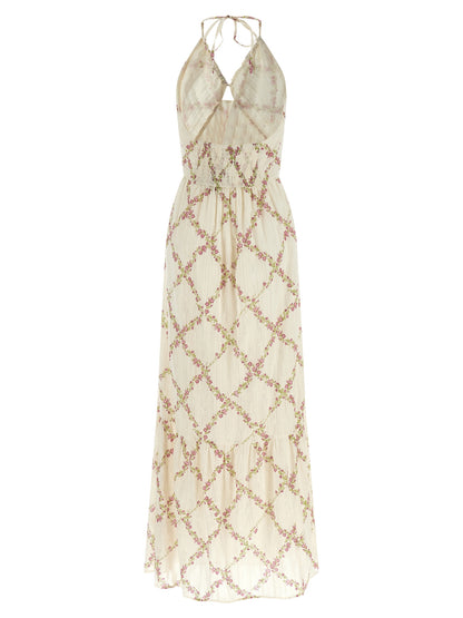 White Cotton Long Dress