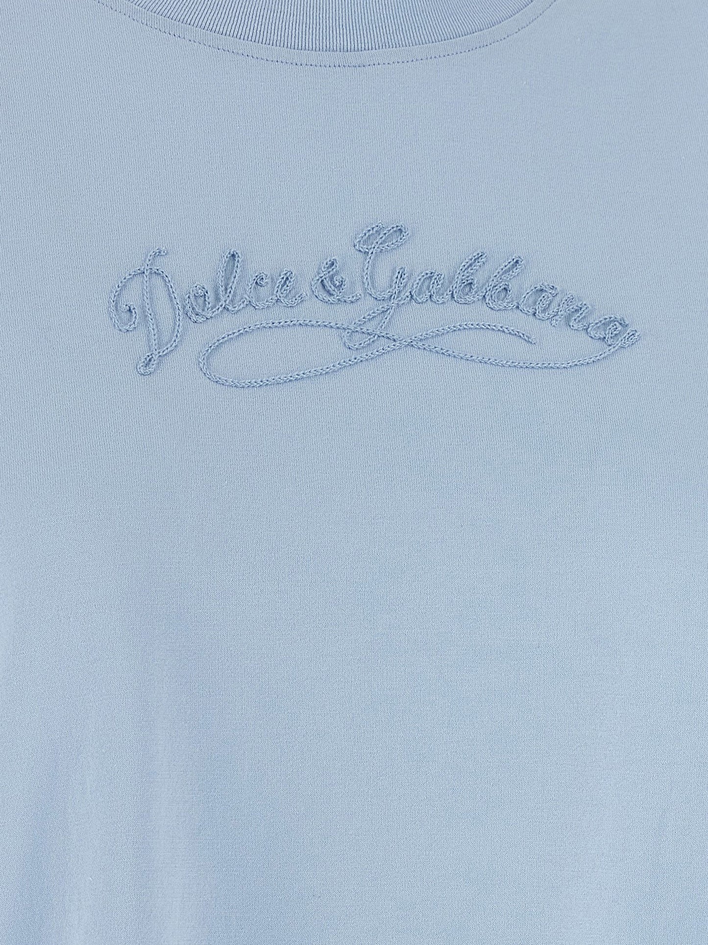 Blue Cotton T-Shirt