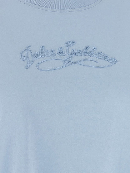 Blue Cotton T-Shirt