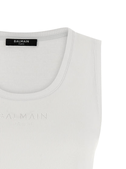 White Cotton Tank Tops