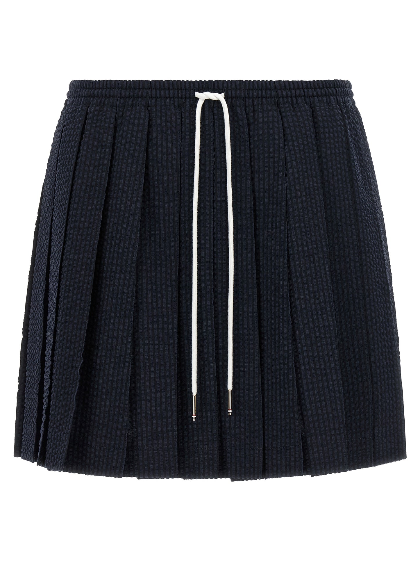 Blue Wool Long Skirt