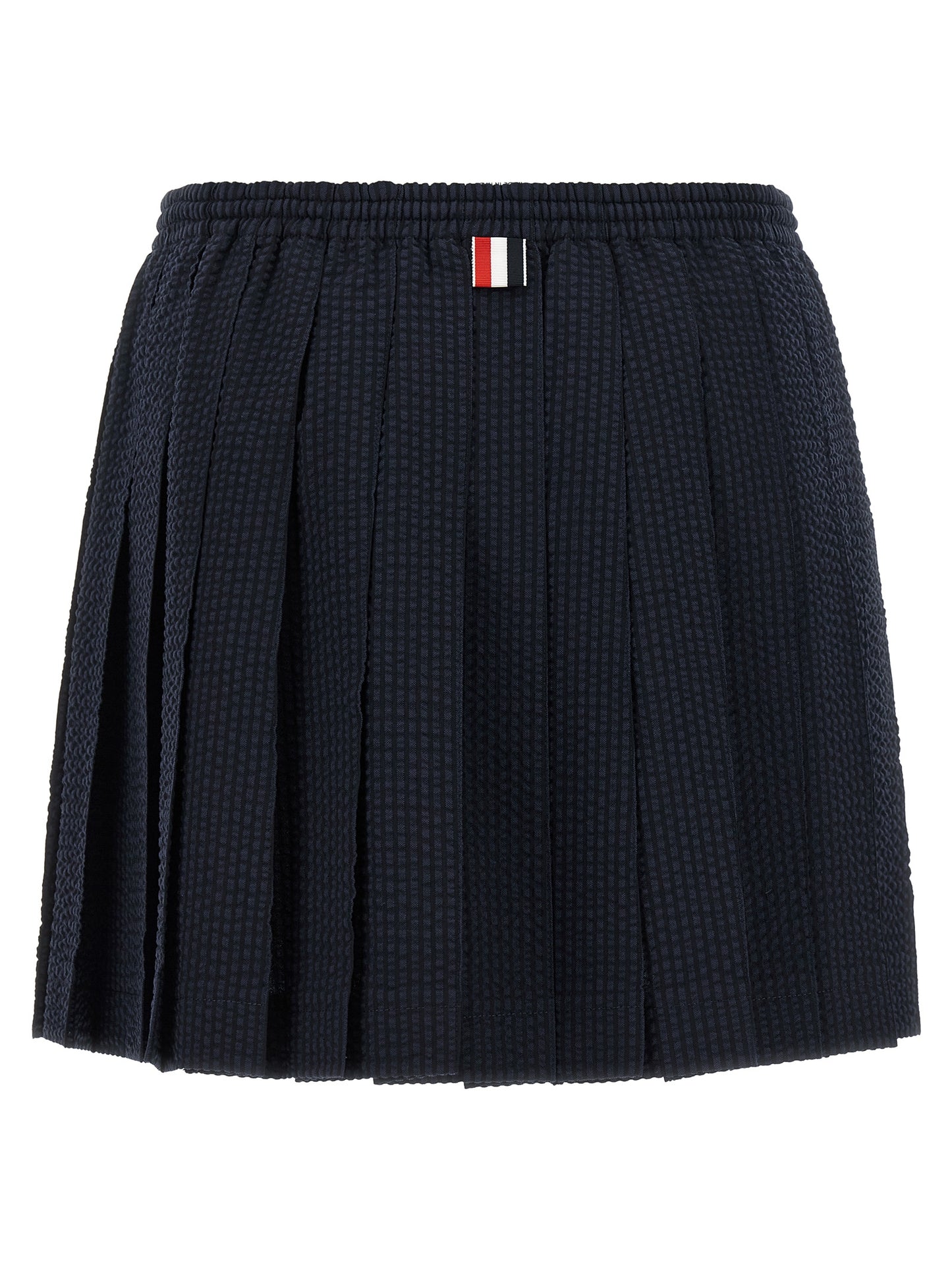 Blue Wool Long Skirt