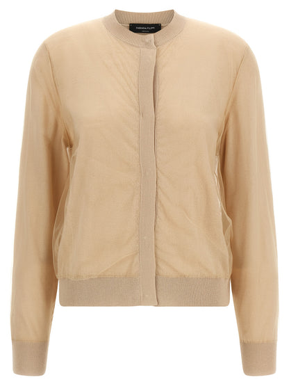 Brown Virgin Wool Cardigan