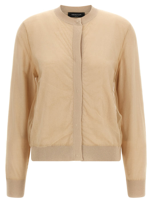 Brown Virgin Wool Cardigan