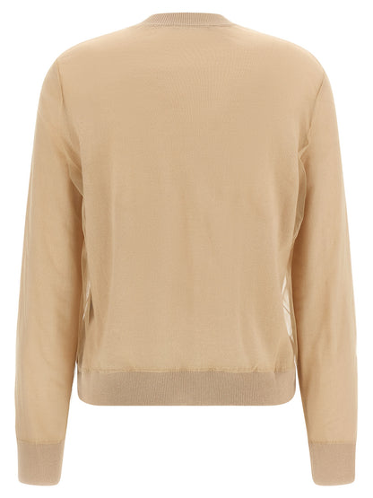 Brown Virgin Wool Cardigan