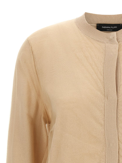 Brown Virgin Wool Cardigan