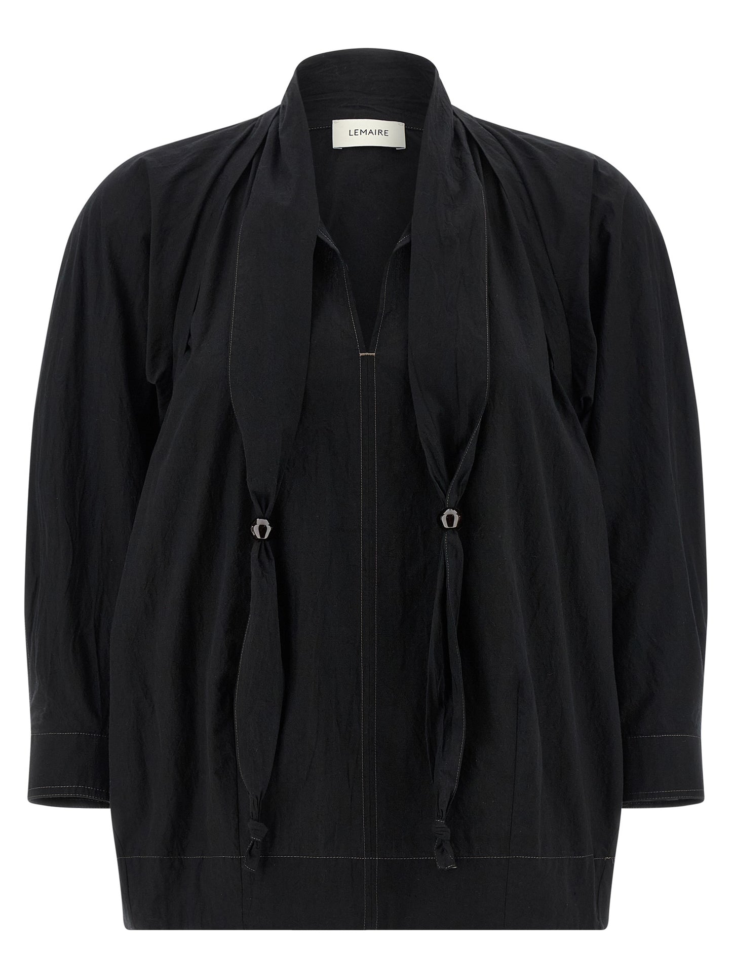 Black Cotton Blouse
