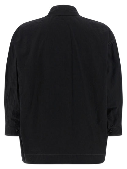 Black Cotton Blouse