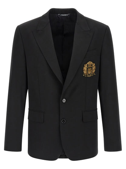 Black Virgin Wool Blazer