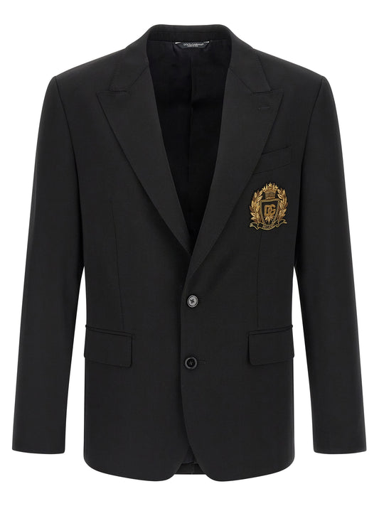 Black Virgin Wool Blazer