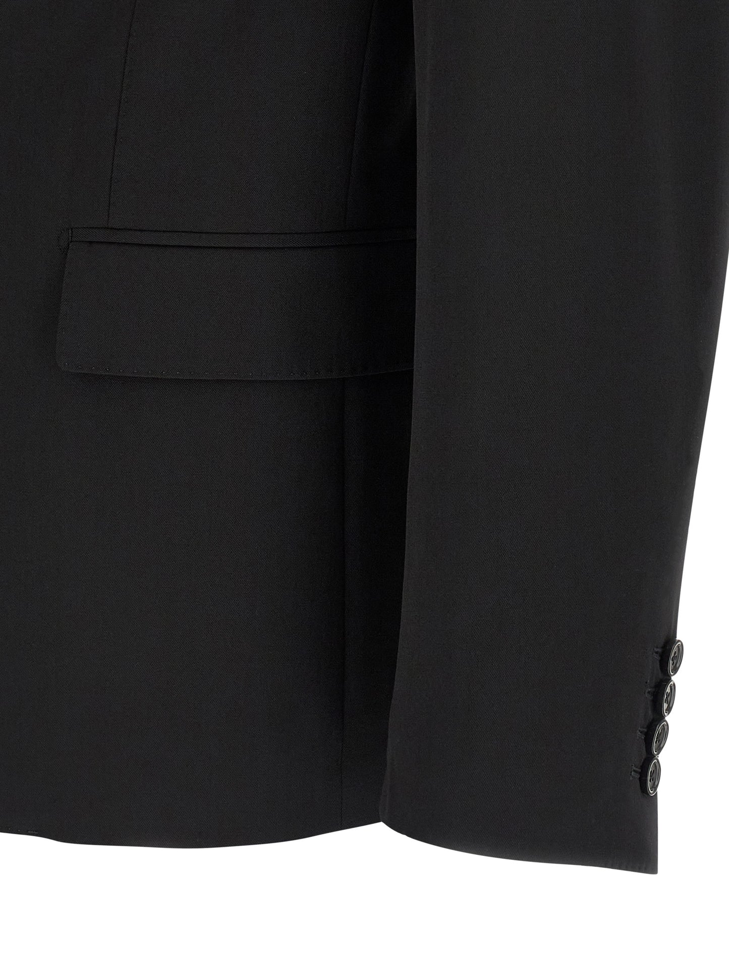 Black Virgin Wool Blazer