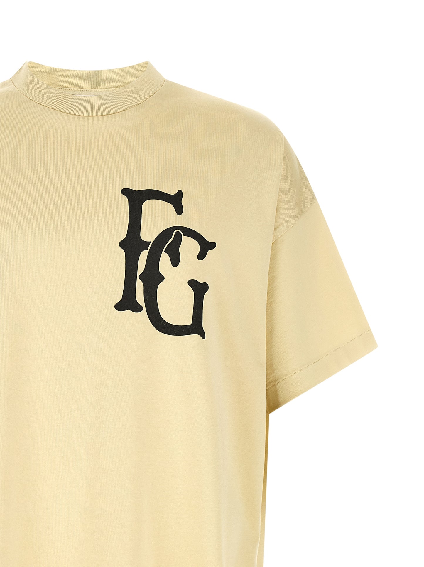 Beige Cotton T-Shirt