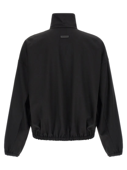 Black Virgin Wool Sweatshirt