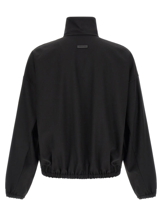 Black Virgin Wool Sweatshirt