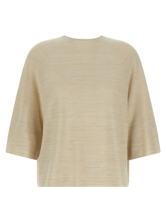 Gold Cotton Cardigan