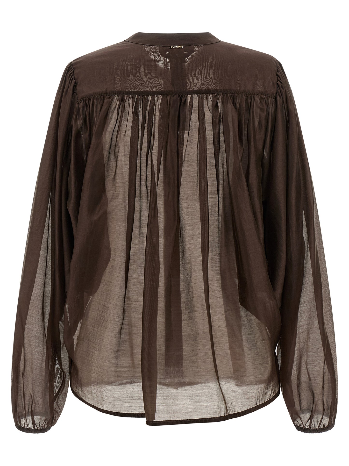 Brown Lycra Blouse