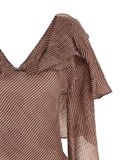 Bordeaux Linen Blouse