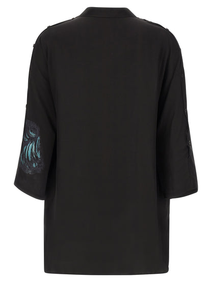 Black Silk Blouse