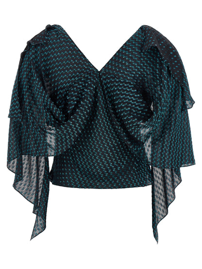 Blue Modal Blouse
