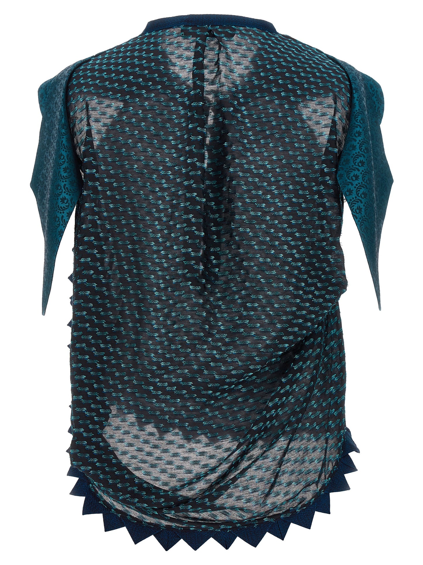 Blue Modal Pattern Shirt