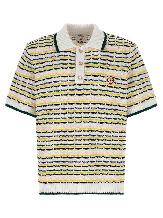 Multicolor Cotton Polo Shirt