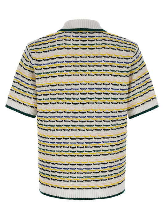 Multicolor Cotton Polo Shirt