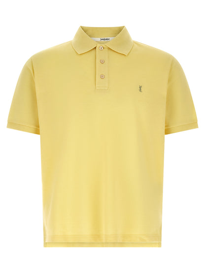 Bicolor Cotton Polo Shirt